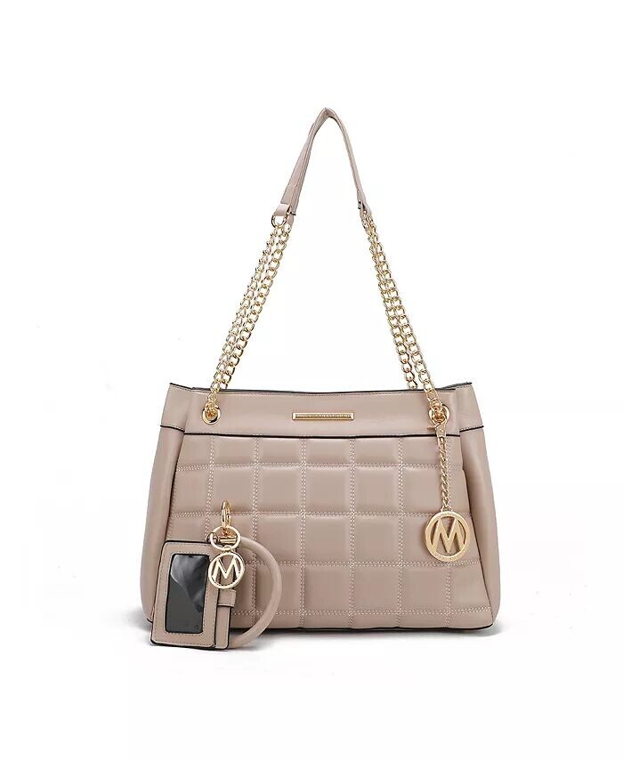 Стеганая сумка через плечо Mabel с браслетом-брелком и футляром для кредитной карты от Mia K Mkf Collection, коричневый
Стеганая сумка через плечо Mabel с браслетом-брелком и футляром для кредитной карты от Mia K Mkf Collection, коричневый