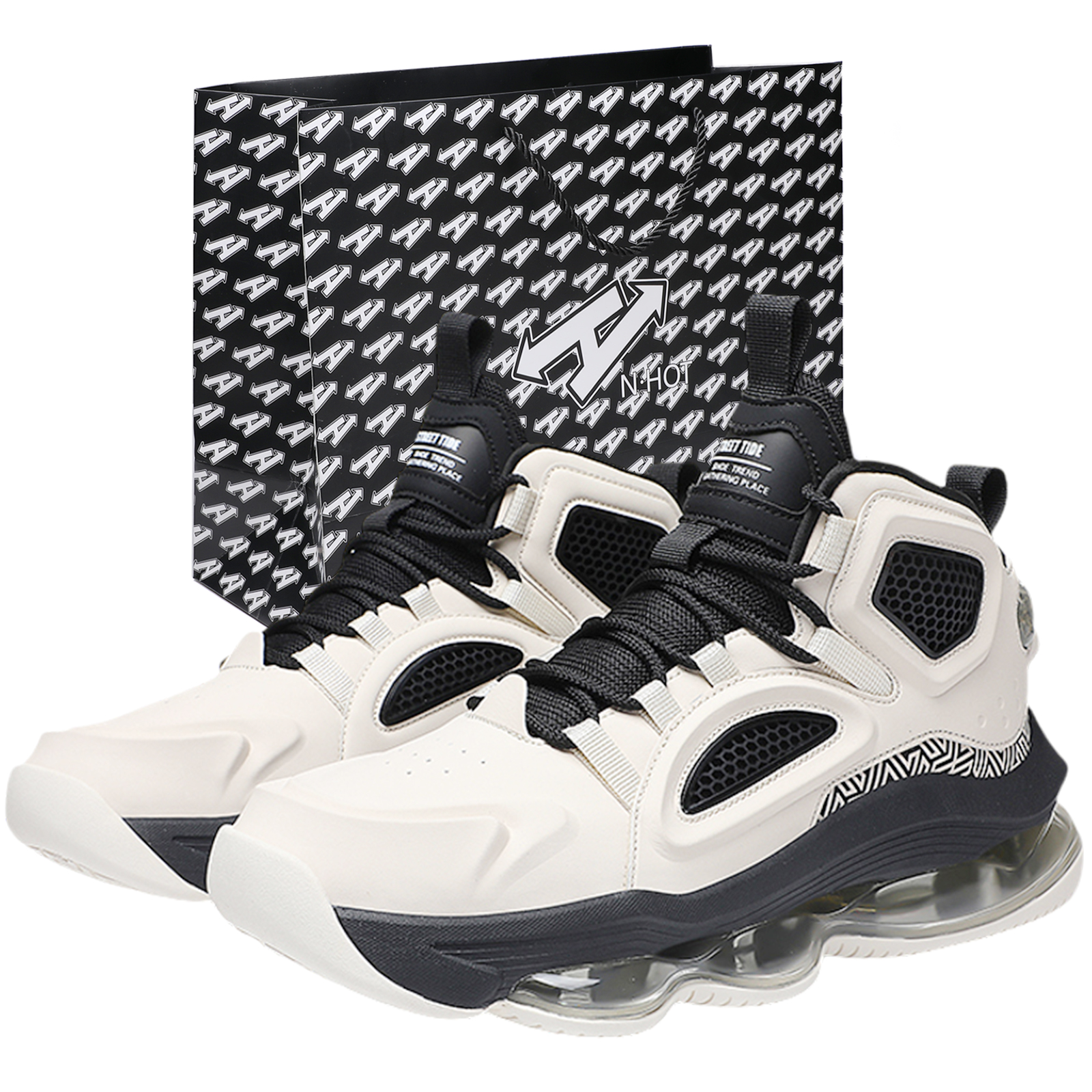 Ударопрочные кроссовки с высоким верхом и воздушной подушкой для увеличения роста, мужские повседневные кроссовки N·HOT, Count Beige
Ударопрочные кроссовки с высоким верхом и воздушной подушкой для увеличения роста, мужские повседневные кроссовки N·HOT, Count Beige