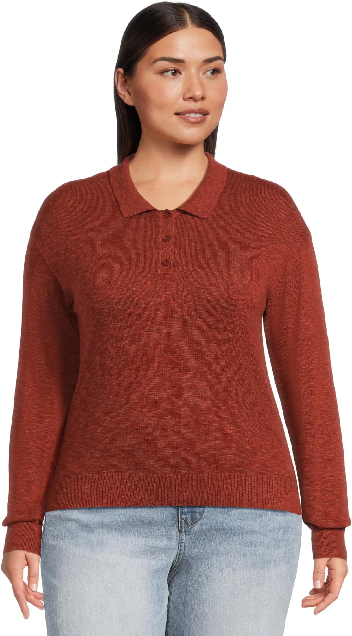 Свитер Mod-o-doc Women's Long Sleeve Polo Sweater, Cider
Свитер Mod-o-doc Women's Long Sleeve Polo Sweater, Cider