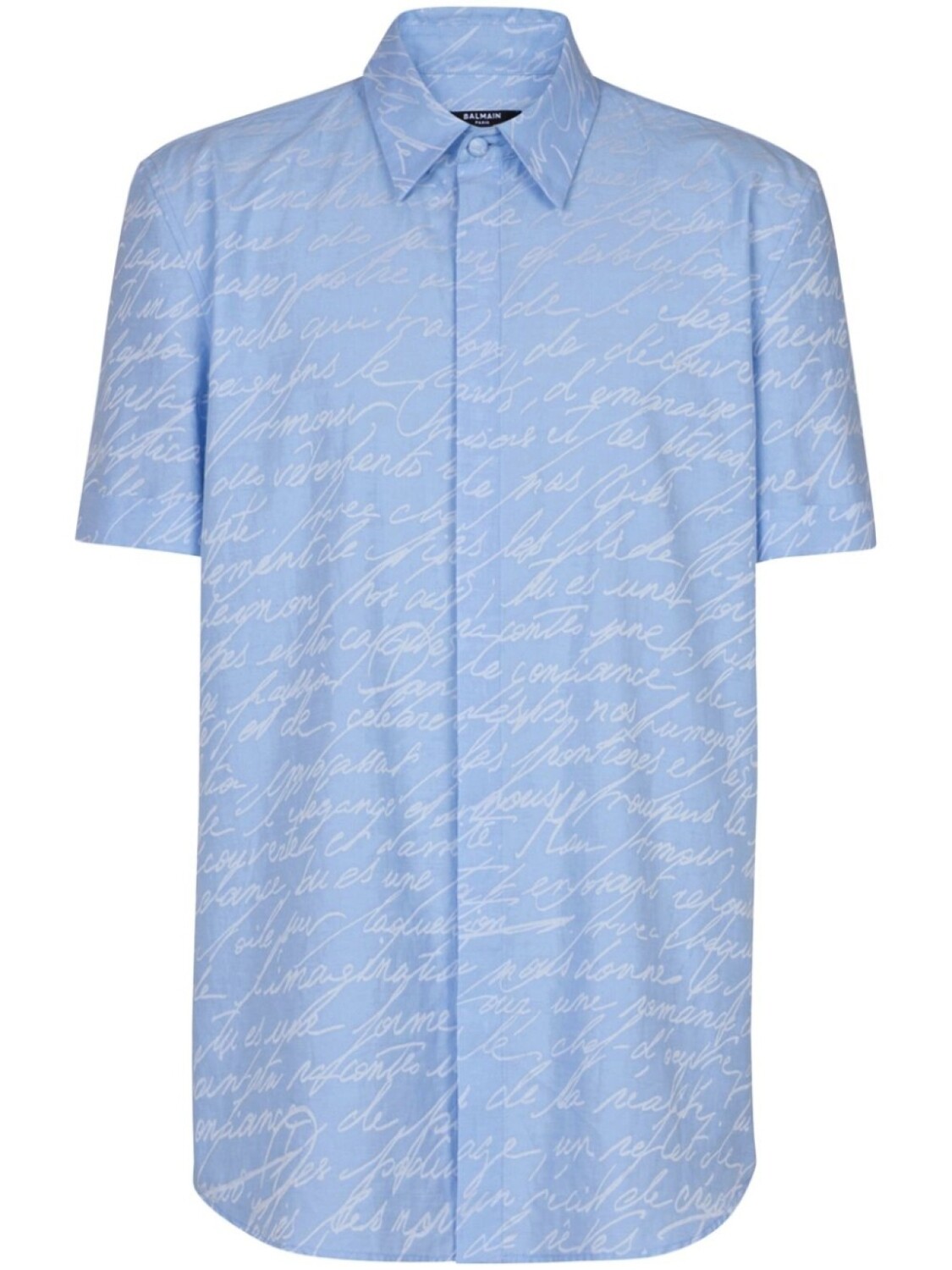 Жаккардовая рубашка Love Letter Balmain, синий
Жаккардовая рубашка Love Letter Balmain, синий