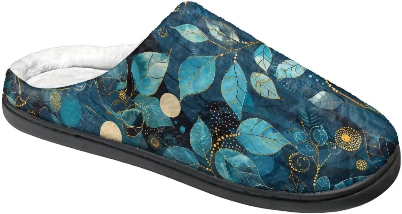 Тапочки для женщин и мужчин, домашние мягкие плюшевые тапочки с мемори-пеной, теплые Rweroyiu, Night Leaf
Тапочки для женщин и мужчин, домашние мягкие плюшевые тапочки с мемори-пеной, теплые Rweroyiu, Night Leaf