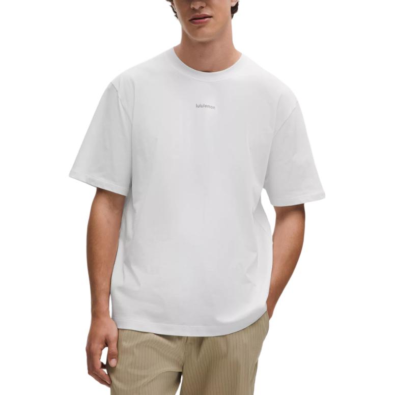 Тяжелая футболка мужская Lululemon, белый
Тяжелая футболка мужская Lululemon, белый
