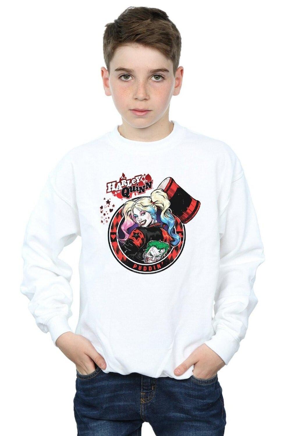 Толстовка Harley Quinn с нашивкой Джокера DC Comics, белый
Толстовка Harley Quinn с нашивкой Джокера DC Comics, белый