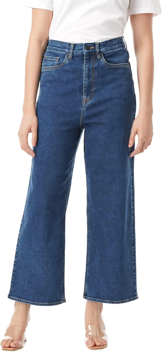 Женские джинсы с растяжкой и расклешенным низом INKD
Женские джинсы с растяжкой и расклешенным низом INKD