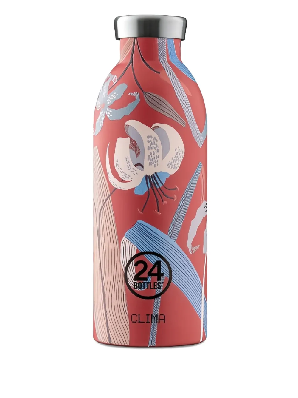 Бутылка для воды с цветочным принтом объемом 500 мл 24Bottles, зеленый
Бутылка для воды с цветочным принтом объемом 500 мл 24Bottles, зеленый