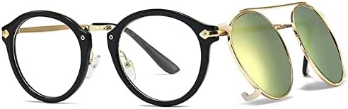 Женские солнцезащитные очки, круглые, с металлическим зажимом, солнцезащитные очки в стиле ретро, мужские очки с защитой от УФ-излучения UV400, прозрачные очки MTZJH, Gold Pink
Женские солнцезащитные очки, круглые, с металлическим зажимом, солнцезащитные очки в стиле ретро, мужские очки с защитой от УФ-излучения UV400, прозрачные очки MTZJH, Gold Pink