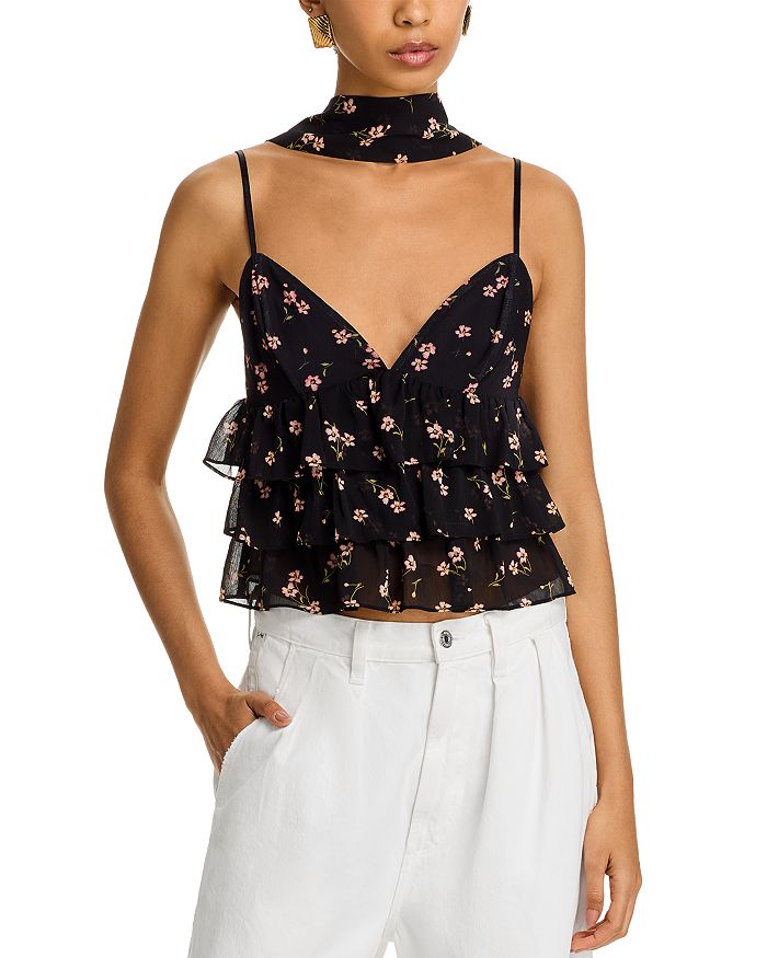 Топ Gisela с ярусами AFRM, черный
Топ Gisela с ярусами AFRM, черный