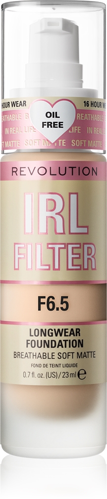 Стойкая матирующая тональная основа Irl Filter Makeup Revolution, atspalvis f6.5 23 мл
Стойкая матирующая тональная основа Irl Filter Makeup Revolution, atspalvis f6.5 23 мл