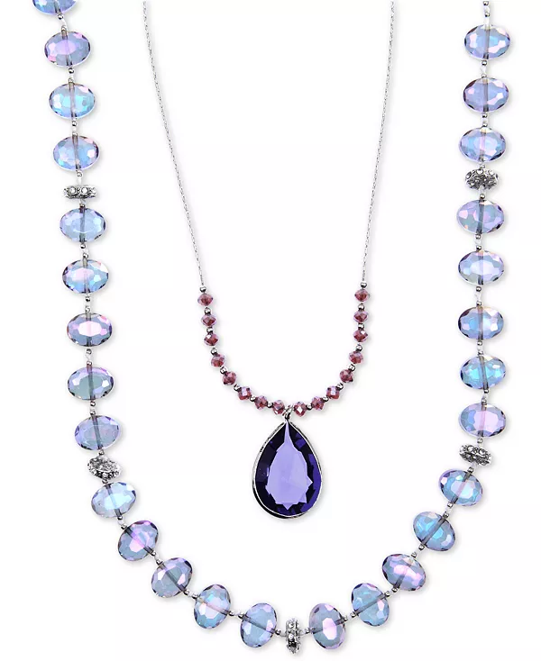 Ожерелье 2-в-1 из серебристо-голубых бусин Lonna & Lilly, blue
Ожерелье 2-в-1 из серебристо-голубых бусин Lonna & Lilly, blue