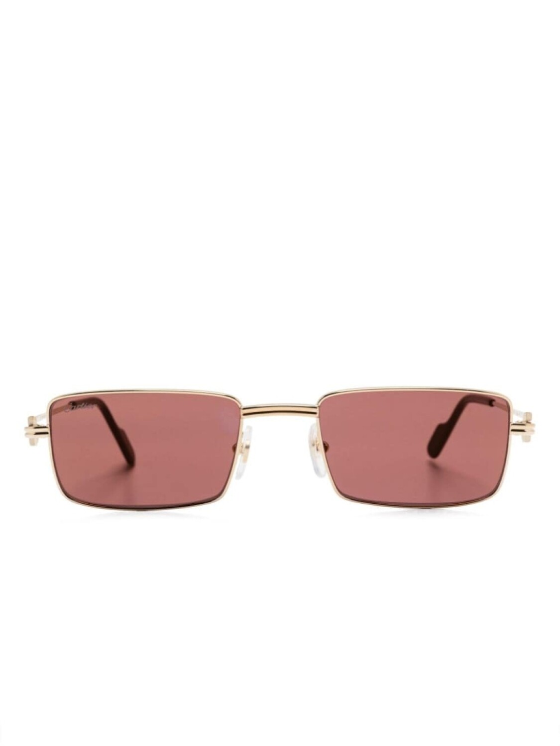 Cartier Eyewear солнцезащитные очки в прямоугольной оправе, золотой
Cartier Eyewear солнцезащитные очки в прямоугольной оправе, золотой