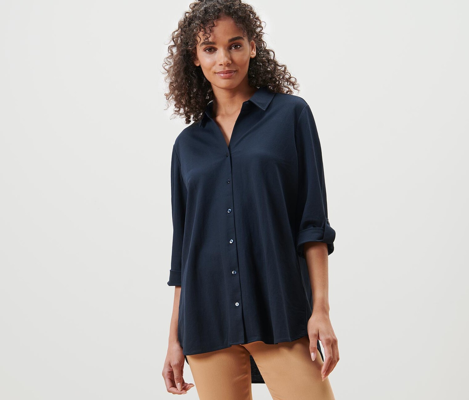 Блуза из джерси пике Tchibo, темно-синий
Блуза из джерси пике Tchibo, темно-синий