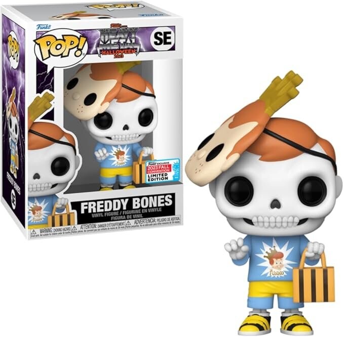 Funko POP! Хэви-метал Хэллоуин 2023 — Фредди Боунс в маске (эксклюзивно для Нью-Йорка, 2023 г.)
Funko POP! Хэви-метал Хэллоуин 2023 — Фредди Боунс в маске (эксклюзивно для Нью-Йорка, 2023 г.)
