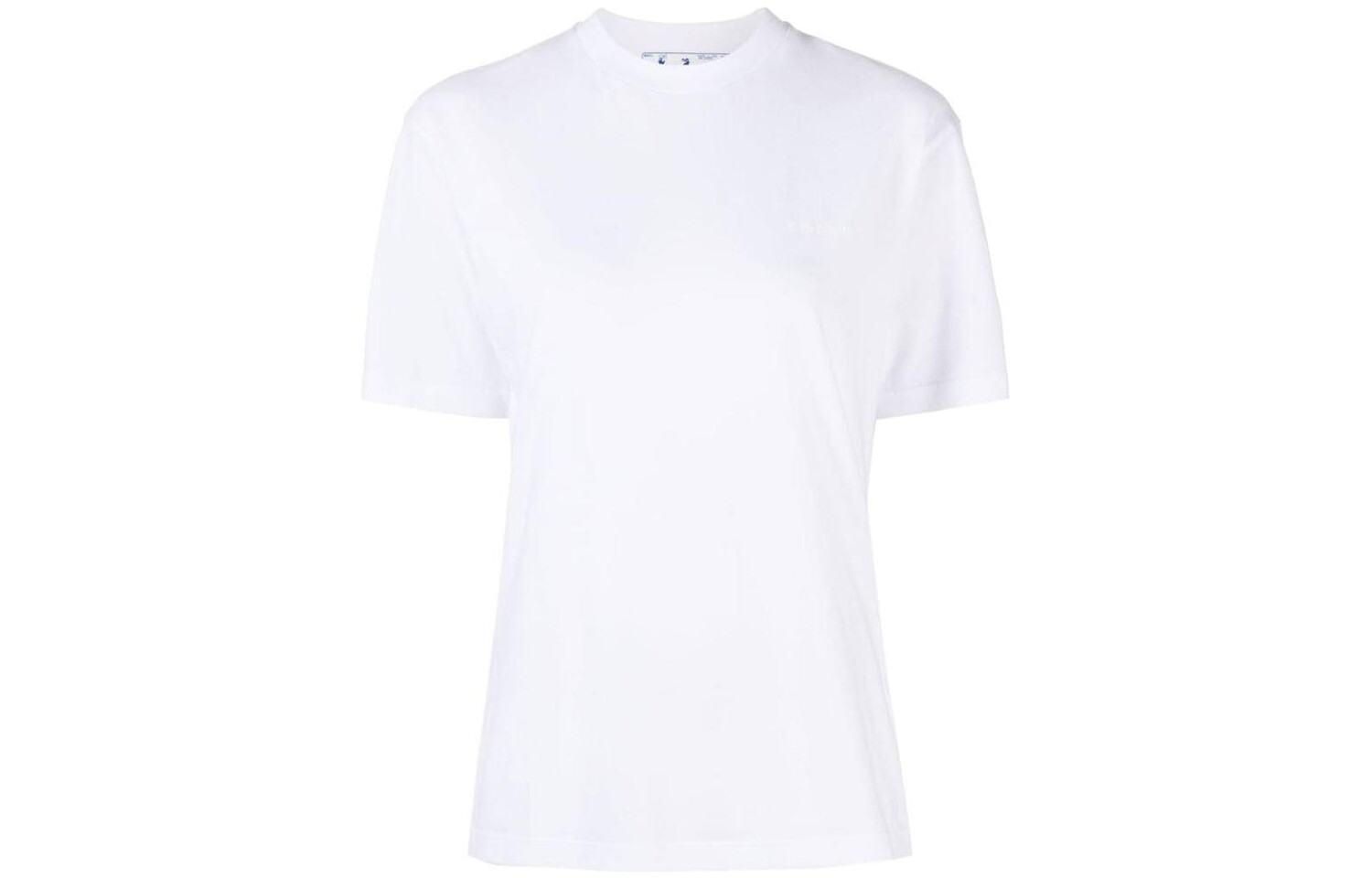 Футболка женская Off-White классическая, белый 
Футболка женская Off-White классическая, белый