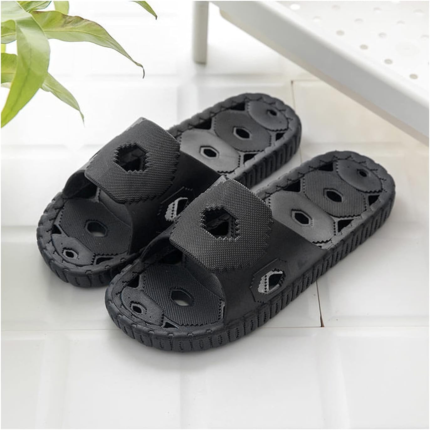 Вьетнамки для ванной и душа для мужчин, быстро сохнут, нескользящие, с дренажным отверстием и массажным эффектом, мягкая подошва для дома и бассейна, шлепанцы для душа (Цвет: черный, Размер: 44-45) Sunesa
Вьетнамки для ванной и душа для мужчин, быстро сохнут, нескользящие, с дренажным отверстием и массажным эффектом, мягкая подошва для дома и бассейна, шлепанцы для душа (Цвет: черный, Размер: 44-45) Sunesa