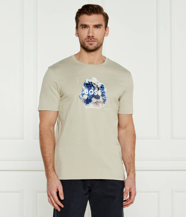 Футболка мужская Boss Orange с рисунком и логотипом, бежевый
Футболка мужская Boss Orange с рисунком и логотипом, бежевый