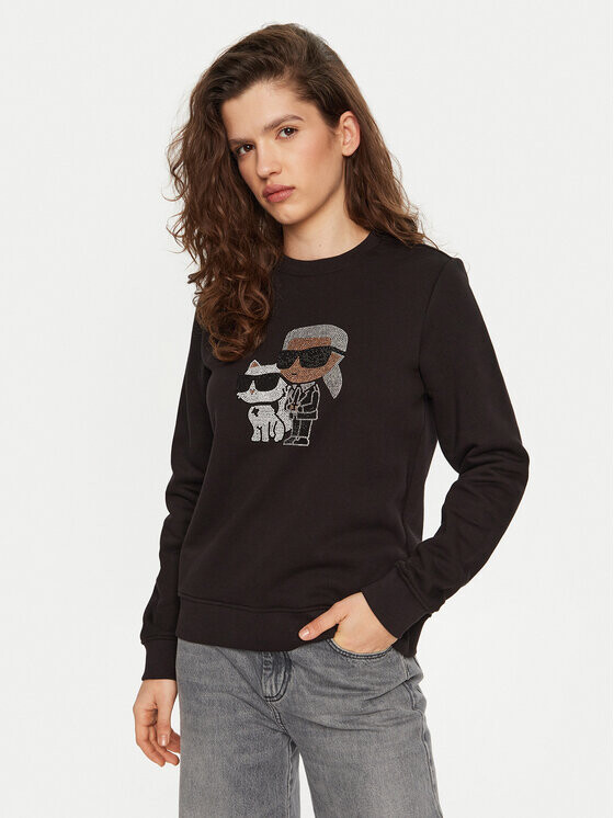 Толстовка обычного кроя Karl Lagerfeld, черный
Толстовка обычного кроя Karl Lagerfeld, черный