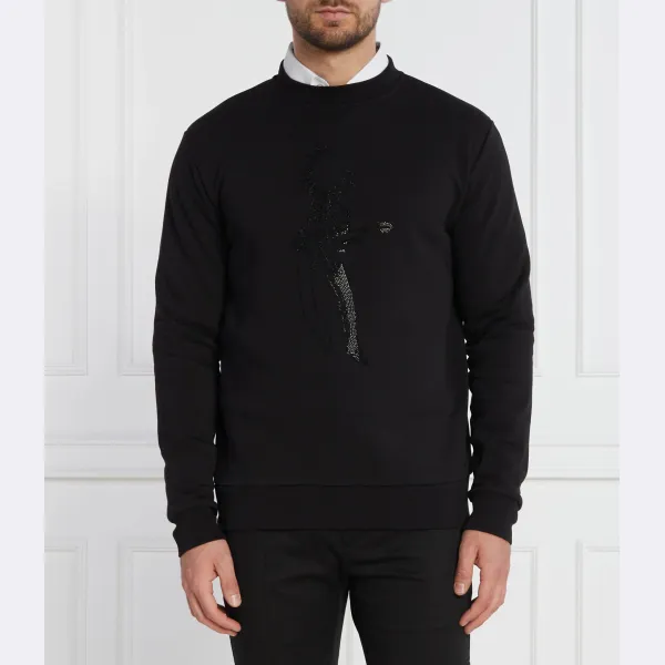 Толстовка обычного кроя с круглым вырезом Karl Lagerfeld, черный
Толстовка обычного кроя с круглым вырезом Karl Lagerfeld, черный