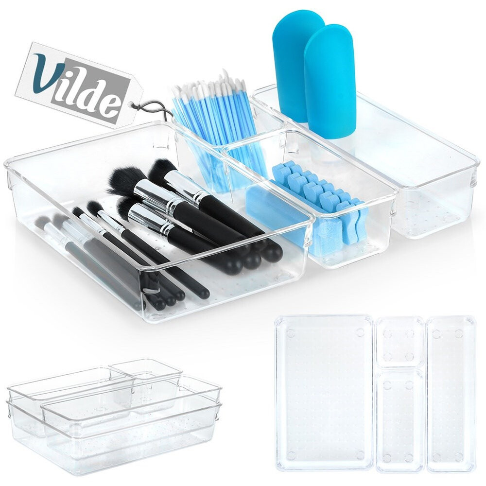 Органайзер для макияжа, акриловый контейнер, ящик для кистей, 4 шт Inna
Органайзер для макияжа, акриловый контейнер, ящик для кистей, 4 шт Inna