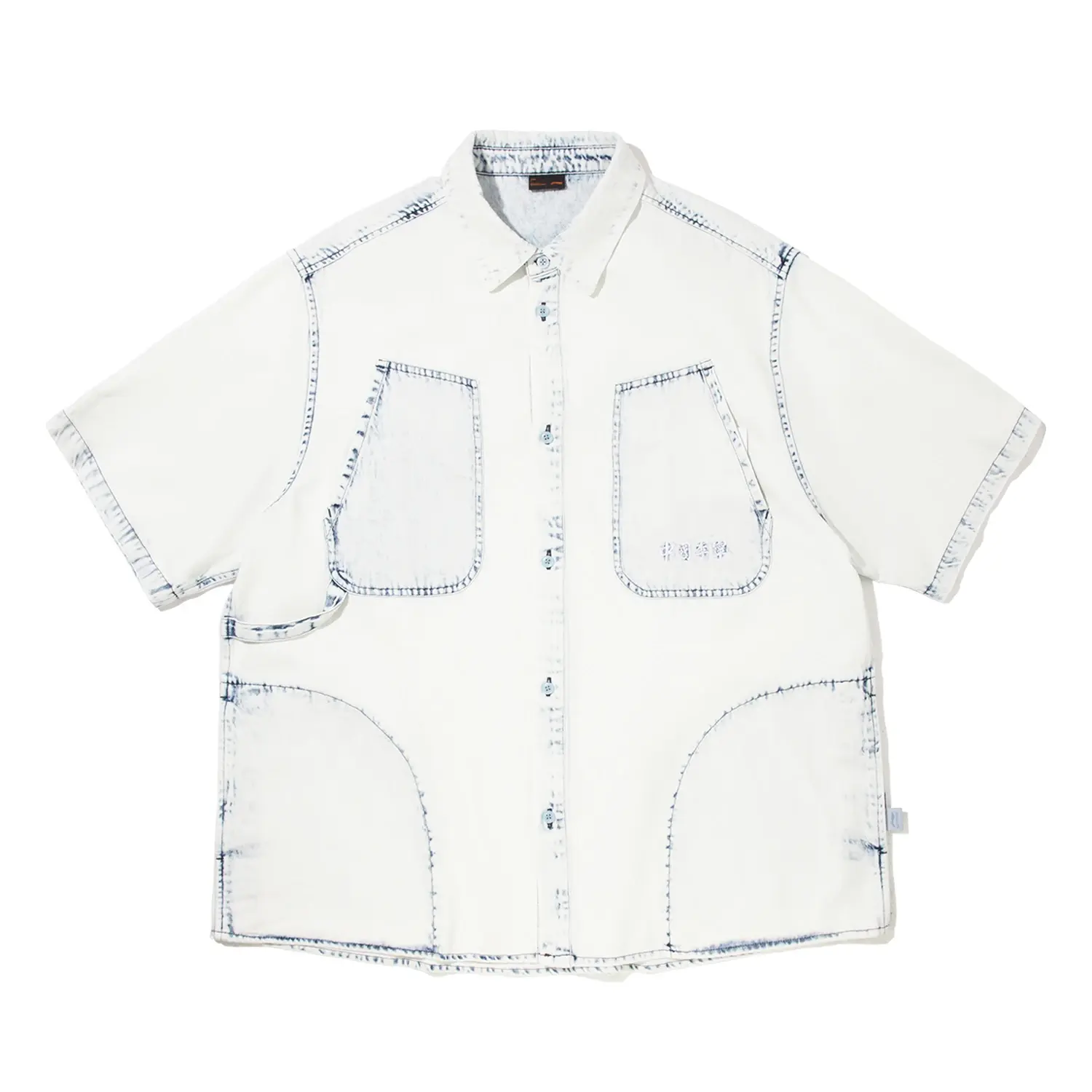 LiNing Рубашка мужская светло-голубая деним
LiNing Рубашка мужская светло-голубая деним