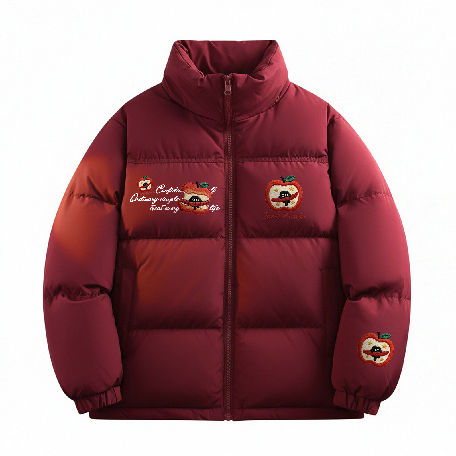 Пуховик Unisex с воротником стойкой утепленный HUANQIU, burgundy
Пуховик Unisex с воротником стойкой утепленный HUANQIU, burgundy