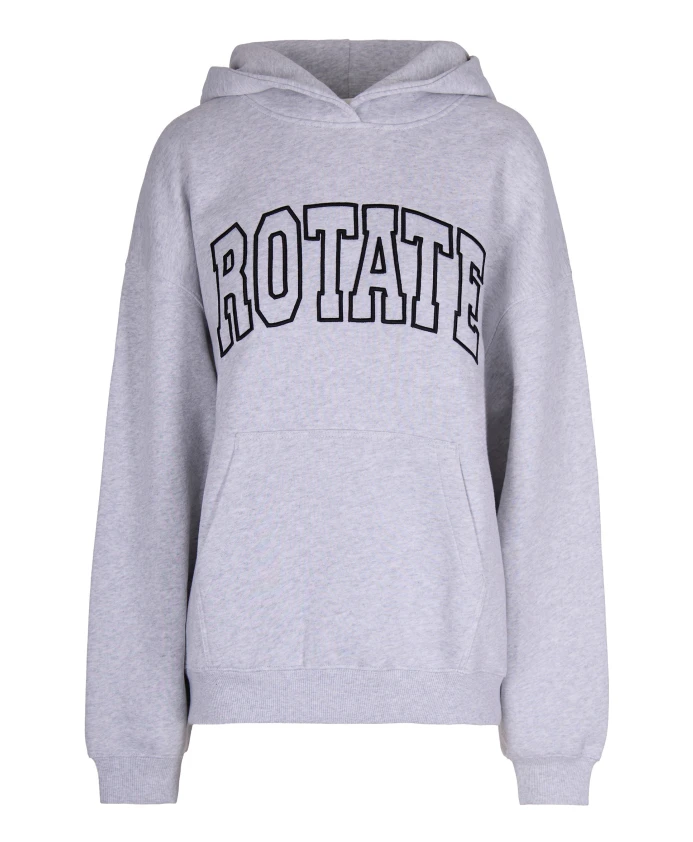 Толстовка с капюшоном, сильно пропитанная потом Rotate Birger Christensen, серый
Толстовка с капюшоном, сильно пропитанная потом Rotate Birger Christensen, серый