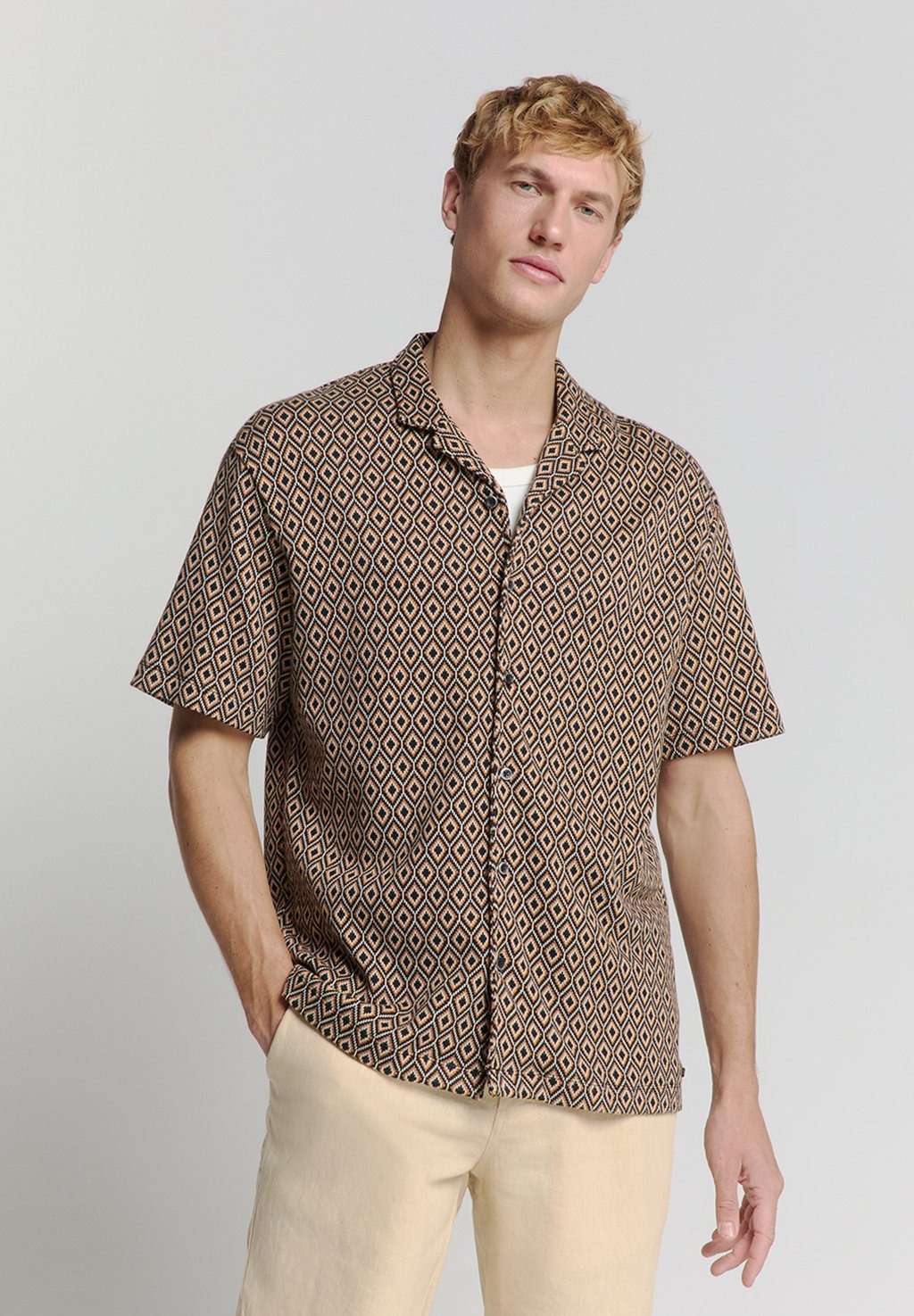 Рубашка NO EXCESS, охра
Рубашка NO EXCESS, охра