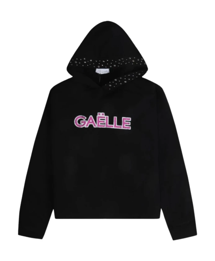 Черная хлопковая толстовка с капюшоном и заклепками Gaã«Lle Paris, черный
Черная хлопковая толстовка с капюшоном и заклепками Gaã«Lle Paris, черный