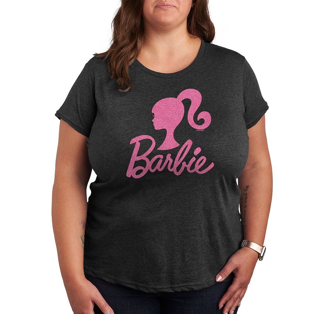 Розовая футболка с блестящим рисунком Plus Barbie Logo, цвет Heather Charcoal
Розовая футболка с блестящим рисунком Plus Barbie Logo, цвет Heather Charcoal