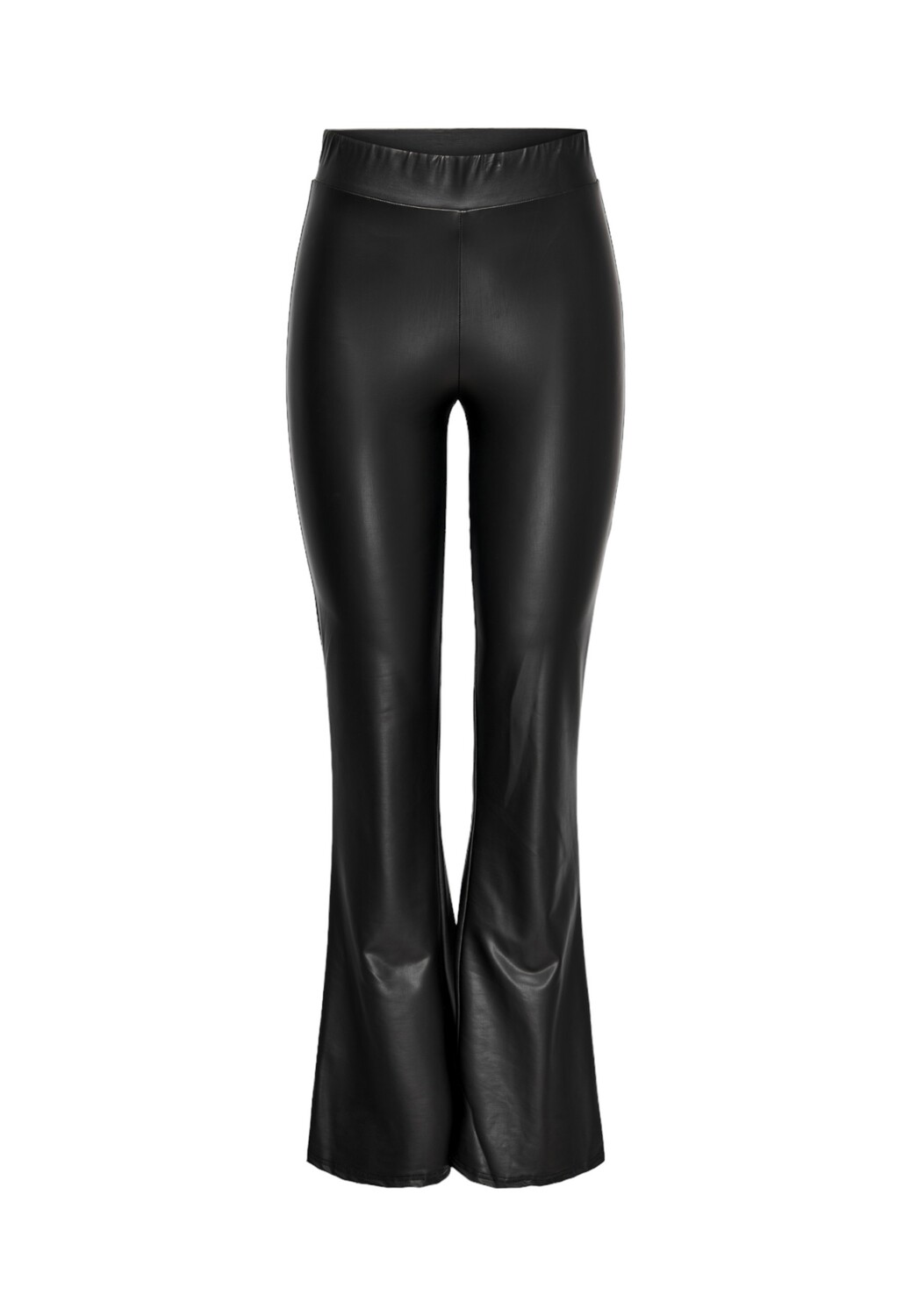 Брюки женские ONLY клеш из экокожи, черный
Брюки женские ONLY клеш из экокожи, черный