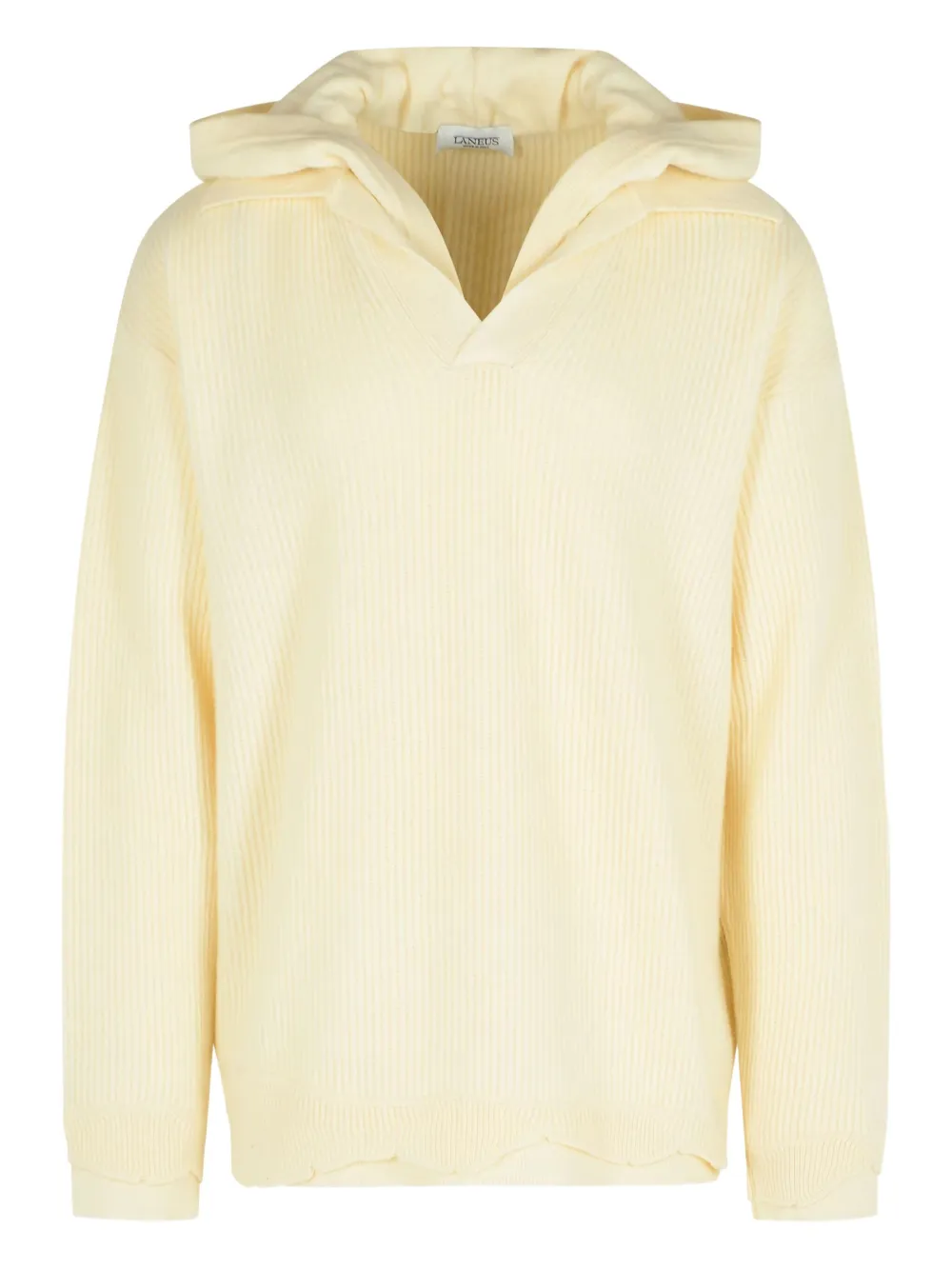 Ребристый свитер с капюшоном Laneus, желтый
Ребристый свитер с капюшоном Laneus, желтый