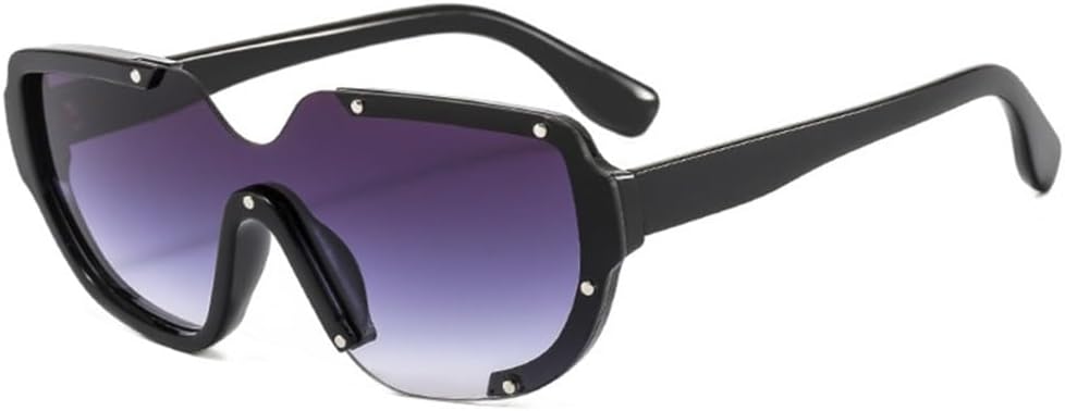 Солнцезащитные очки с двойной оправой без оправы для женщин и мужчин в стиле панк, защита от УФ-излучения UV400, солнцезащитные очки с одной линзой для мужчин и женщин HDUBFY, Black Grey
Солнцезащитные очки с двойной оправой без оправы для женщин и мужчин в стиле панк, защита от УФ-излучения UV400, солнцезащитные очки с одной линзой для мужчин и женщин HDUBFY, Black Grey