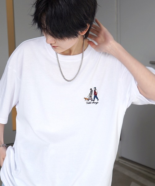 Футболка свободного кроя с коротким рукавом и вышитым логотипом ILL'S, белый
Футболка свободного кроя с коротким рукавом и вышитым логотипом ILL'S, белый