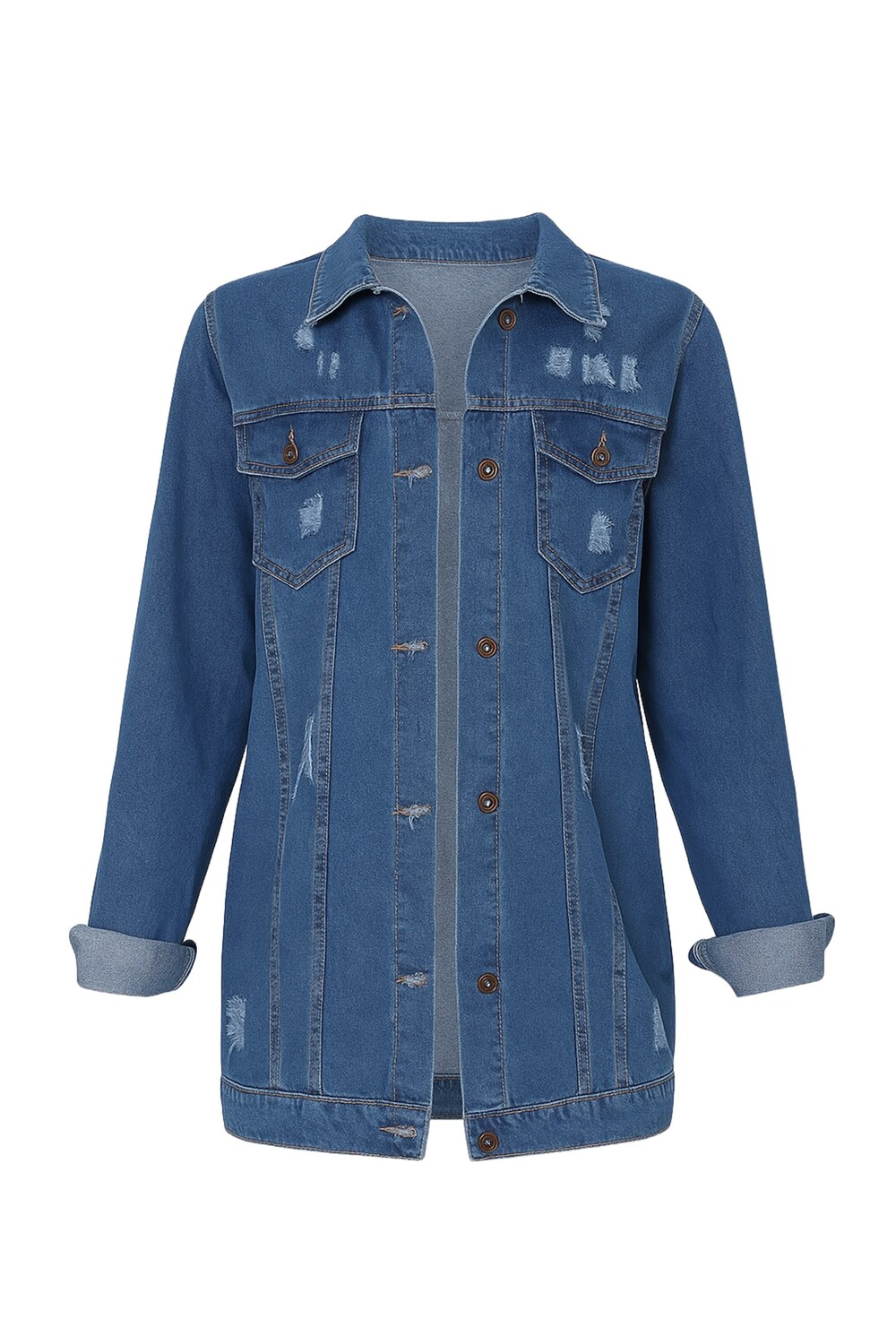 MODAMIHRAM Куртка для межсезонья в синем дениме
MODAMIHRAM Куртка для межсезонья в синем дениме