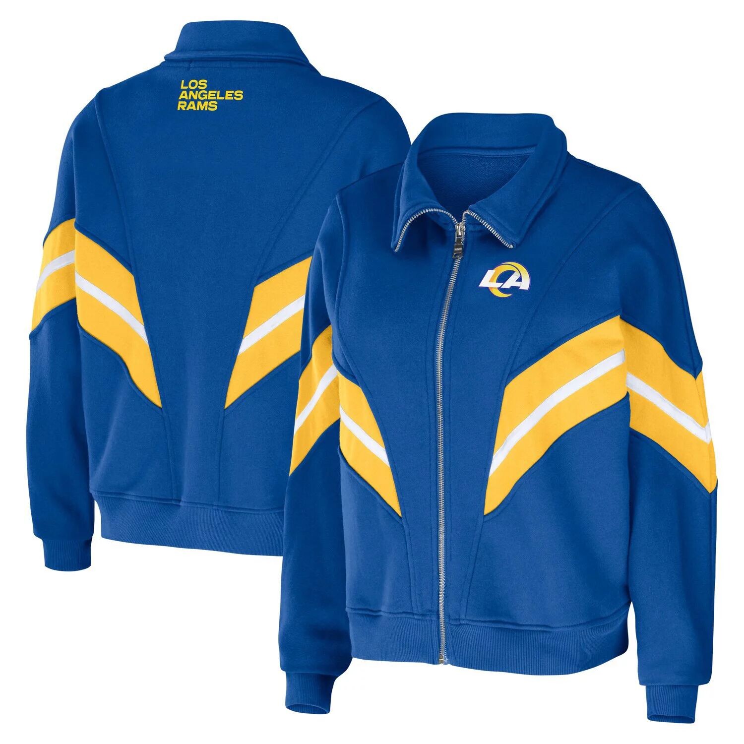 Женская одежда Erin Andrews Royal Los Angeles Rams Yarn Dye Stripe Куртка с молнией во всю длину
Женская одежда Erin Andrews Royal Los Angeles Rams Yarn Dye Stripe Куртка с молнией во всю длину