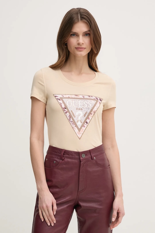 Футболка Guess, бежевый
Футболка Guess, бежевый