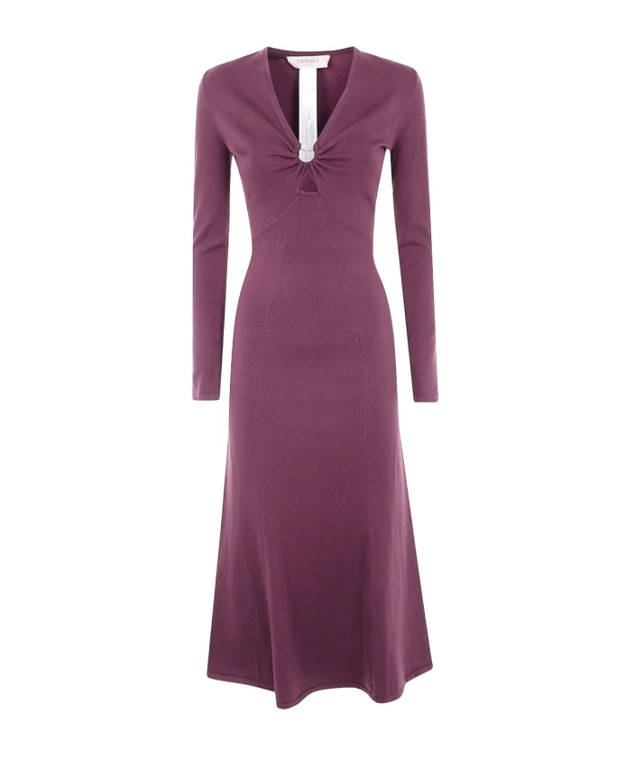 Бордовое платье осень-зима 2025 Twinset, фиолетовый
Бордовое платье осень-зима 2025 Twinset, фиолетовый