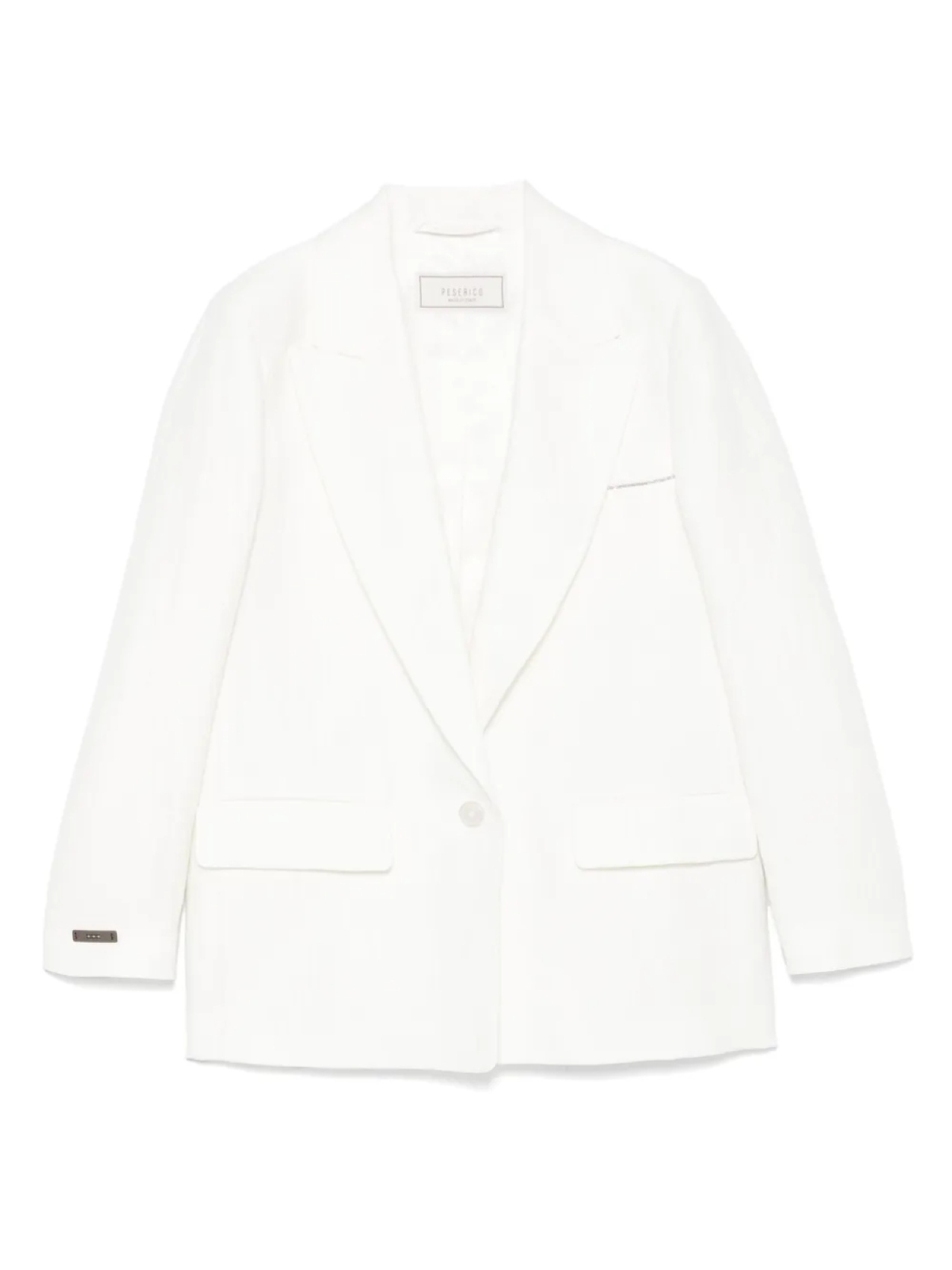 Однобортный пиджак Peserico, белый
Однобортный пиджак Peserico, белый
