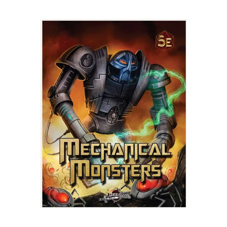Mechanical Monsters (5E), Dungeons & Dragons (5th Edition) - Rulebooks, Sourcebooks & Supplements (Legendary Games), мягкая обложка
Mechanical Monsters (5E), Dungeons & Dragons (5th Edition) - Rulebooks, Sourcebooks & Supplements (Legendary Games), мягкая обложка