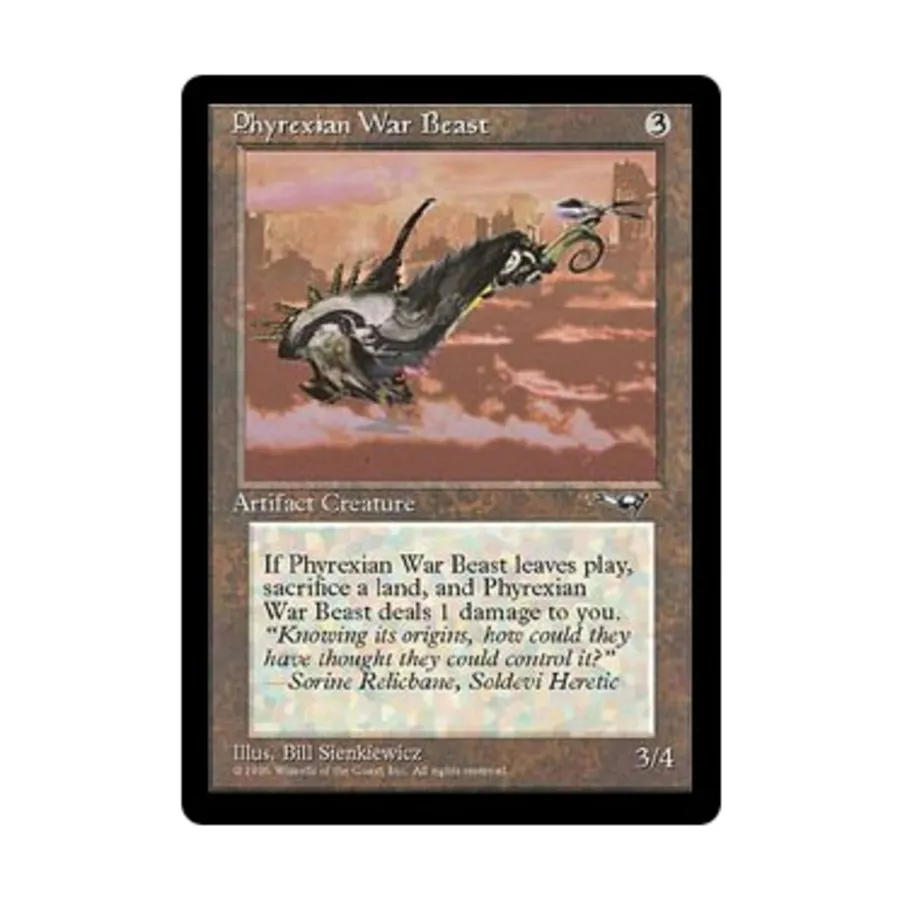 CCG Фирексийский боевой зверь - Вер. 2 (С1), MTG - Alliances
CCG Фирексийский боевой зверь - Вер. 2 (С1), MTG - Alliances