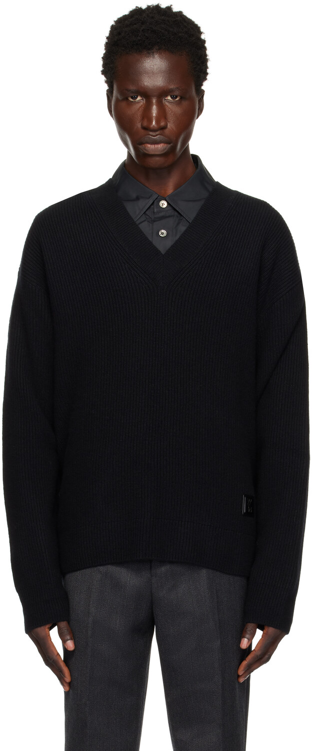 Свитер с V-образным вырезом WOOYOUNGMI
Свитер с V-образным вырезом WOOYOUNGMI