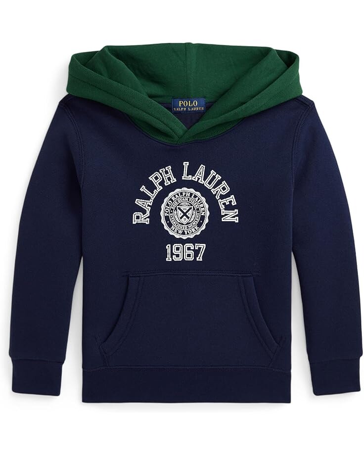Свитер Polo Ralph Lauren Kids Logo Color-Blocked Fleece Hoodie, цвет Newport Navy/New Forest
Свитер Polo Ralph Lauren Kids Logo Color-Blocked Fleece Hoodie, цвет Newport Navy/New Forest