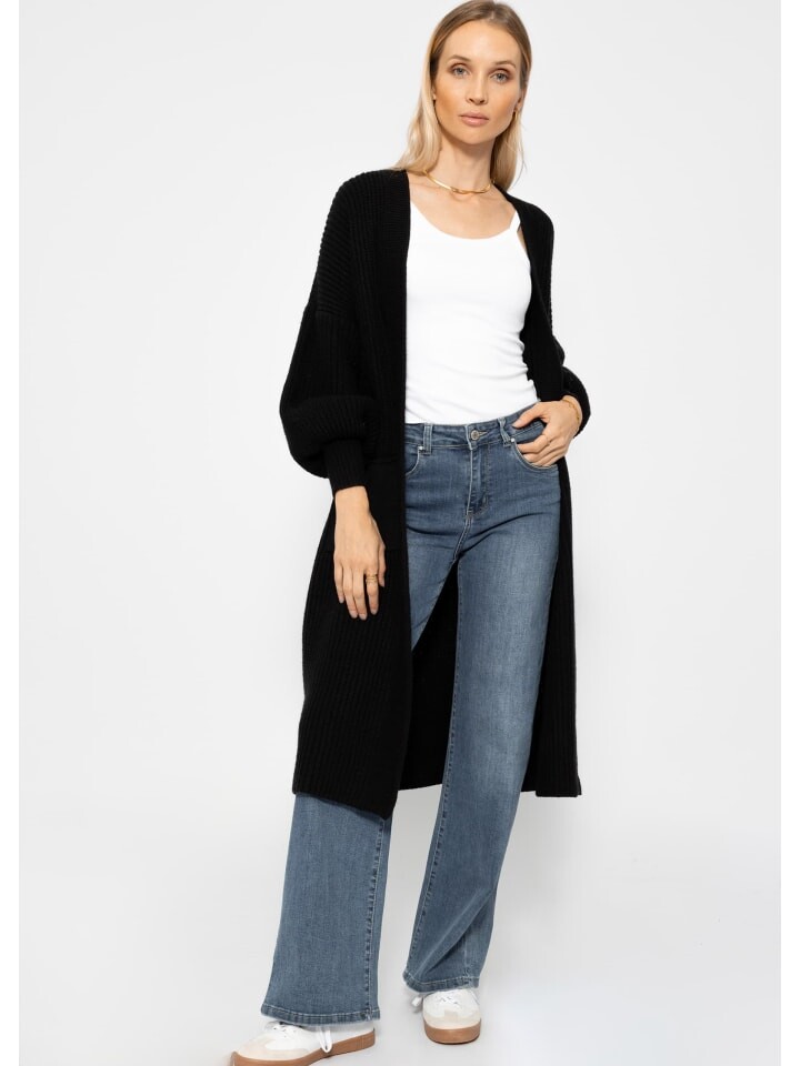 Кардиган SASSYCLASSY Lang Cardigan mit Taschen, черный
Кардиган SASSYCLASSY Lang Cardigan mit Taschen, черный