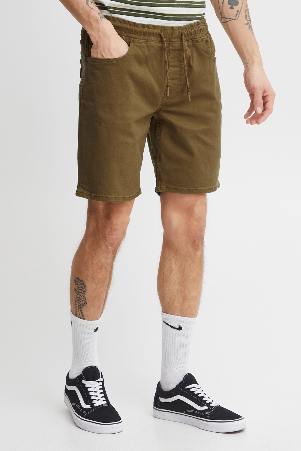 Тканевые шорты BLEND Jeans BHDenim - 20715203, коричневый 
Тканевые шорты BLEND Jeans BHDenim - 20715203, коричневый