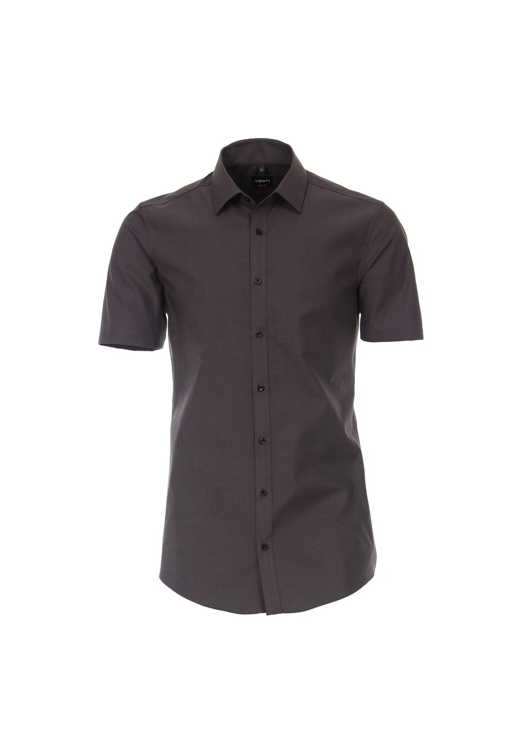 Мужская деловая рубашка с короткими рукавами, однотонного кроя Venti, темно-серый
Мужская деловая рубашка с короткими рукавами, однотонного кроя Venti, темно-серый