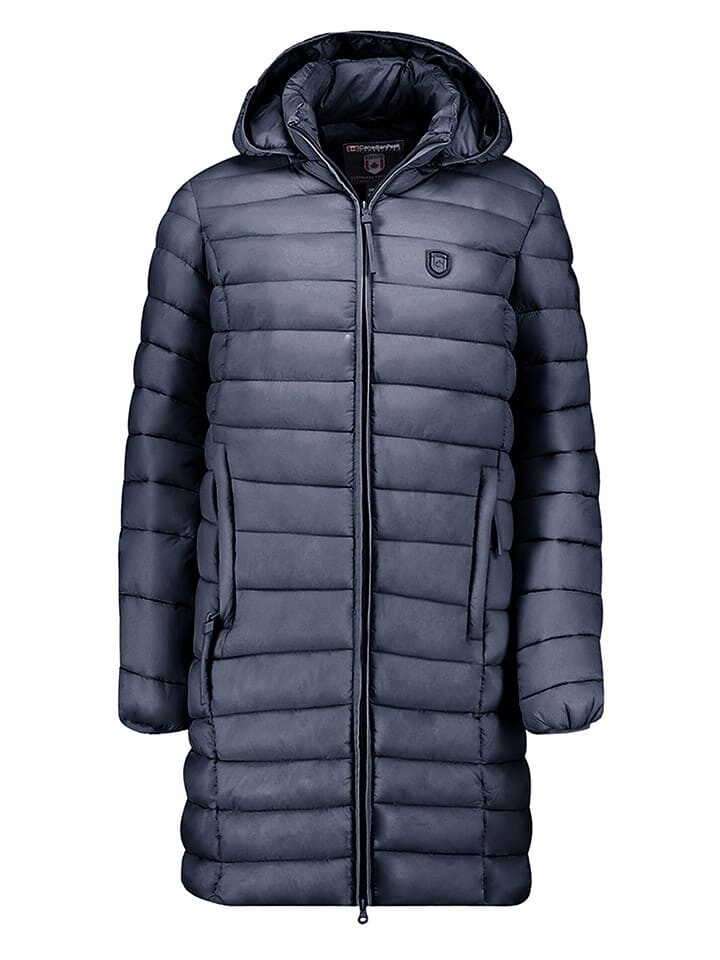 Стеганое пальто Canadian Peak Steppmantel Akitaleak, темно-синий
Стеганое пальто Canadian Peak Steppmantel Akitaleak, темно-синий
