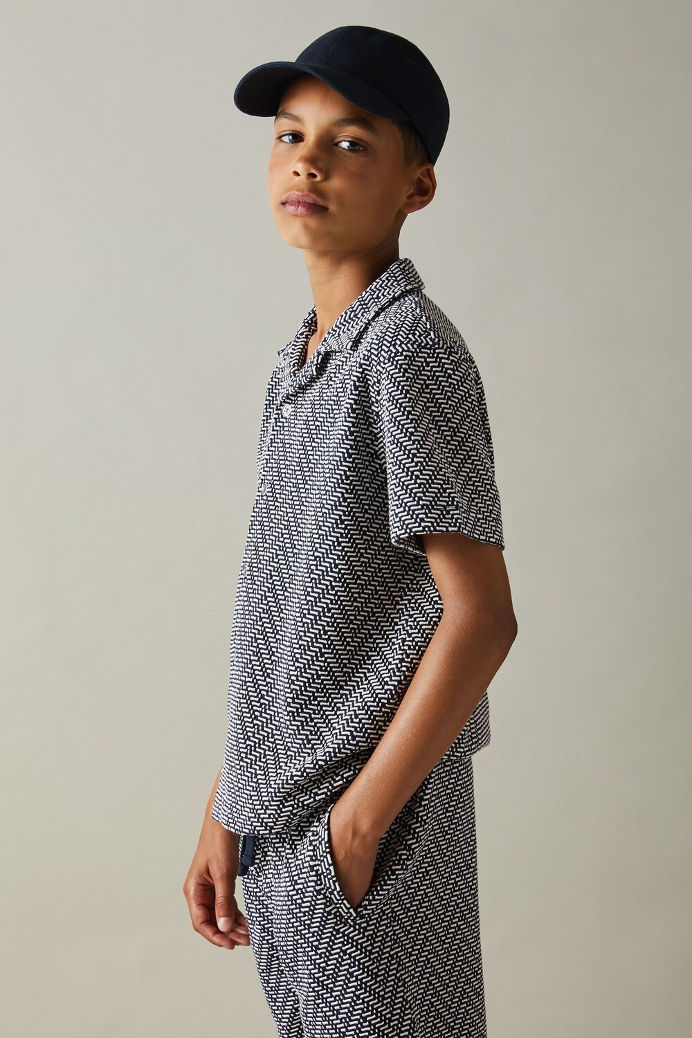 Рубашка Jono с кубинским воротником и зигзагообразным воротником Reiss, синий
Рубашка Jono с кубинским воротником и зигзагообразным воротником Reiss, синий