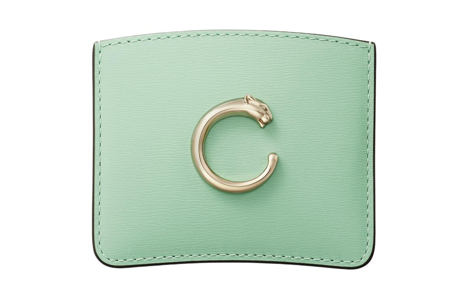 Cartier Кошелёк-кардхолдер из телячьей кожи Пантер женский миндально-зелёный
Cartier Кошелёк-кардхолдер из телячьей кожи Пантер женский миндально-зелёный