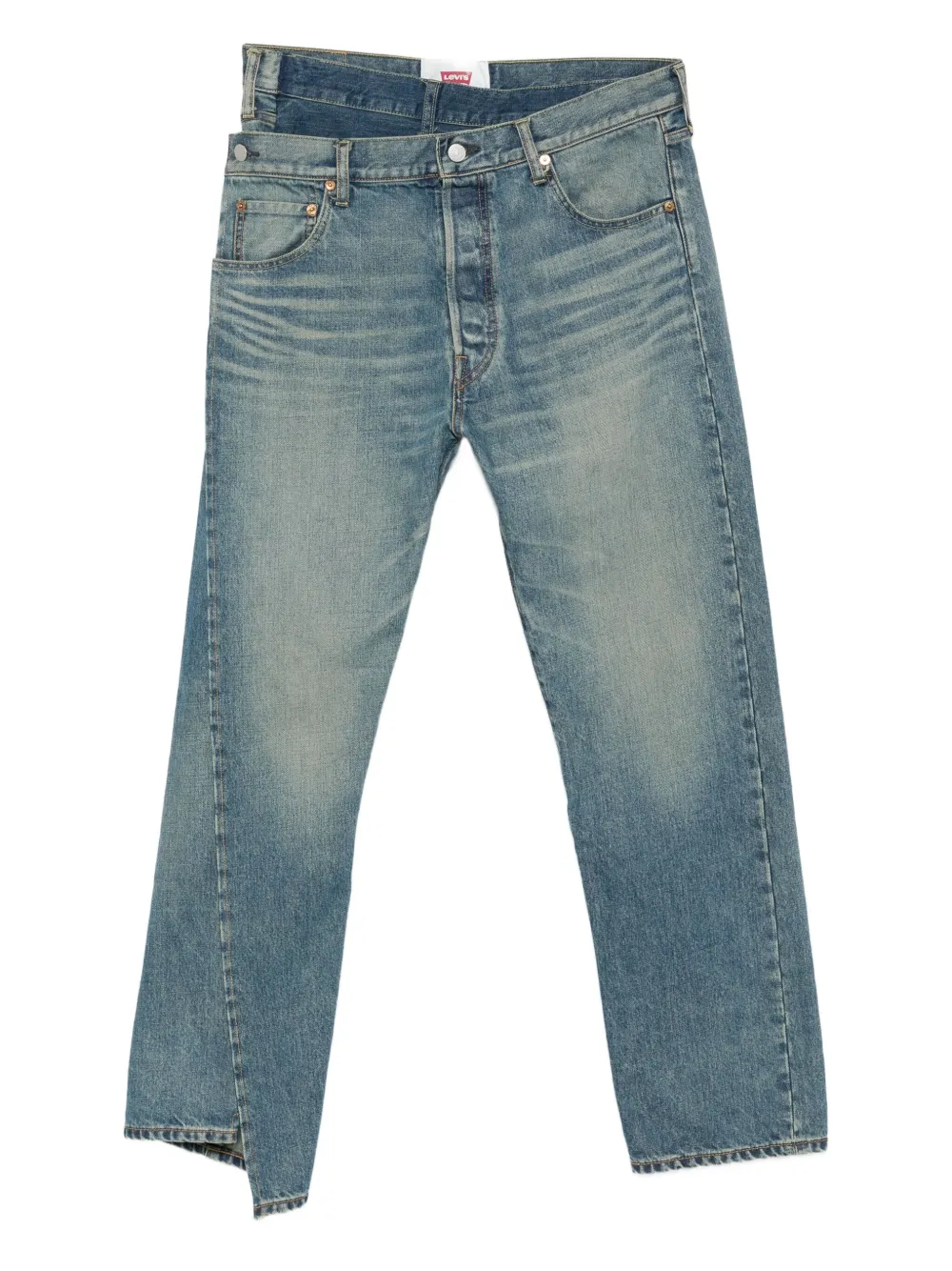 Джинсы с асимметричным подолом COMME DES GARCONS, синий
Джинсы с асимметричным подолом COMME DES GARCONS, синий