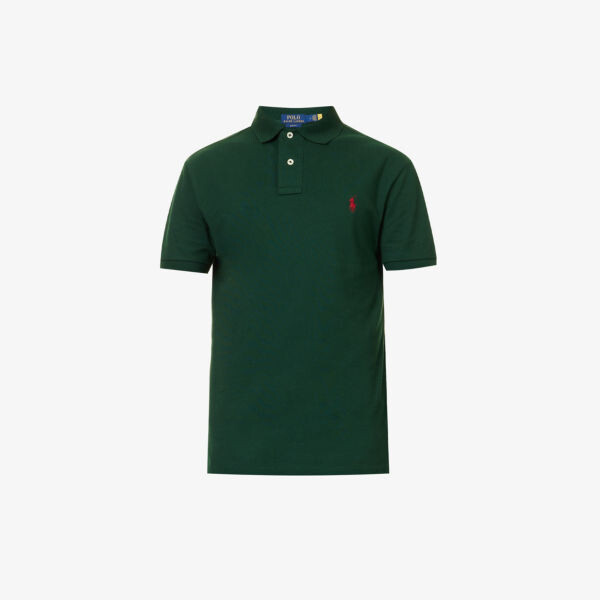 Рубашка-поло приталенного кроя из хлопкового пике с короткими рукавами и вышитым логотипом Polo Ralph Lauren, зеленый
Рубашка-поло приталенного кроя из хлопкового пике с короткими рукавами и вышитым логотипом Polo Ralph Lauren, зеленый