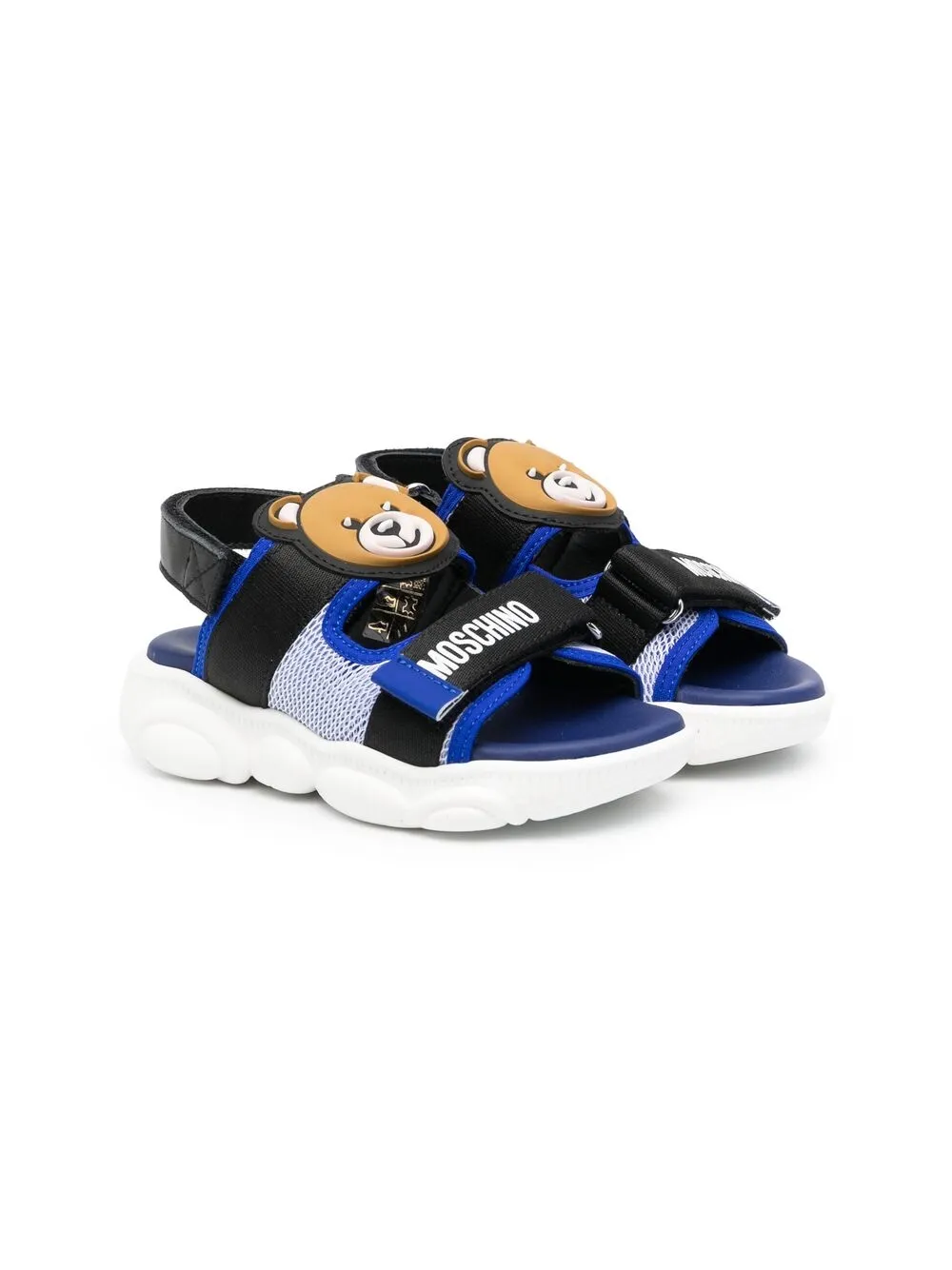 Сандалии с нашивкой Teddy Bear Moschino Kids, синий
Сандалии с нашивкой Teddy Bear Moschino Kids, синий